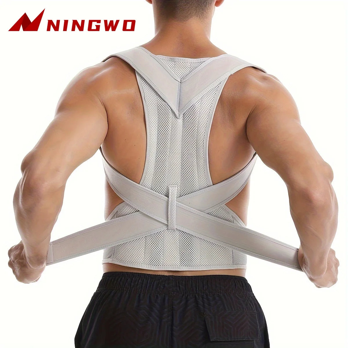 Adjustable Posture Corrector Brace for Men & Women - Back Pain Relief & Support