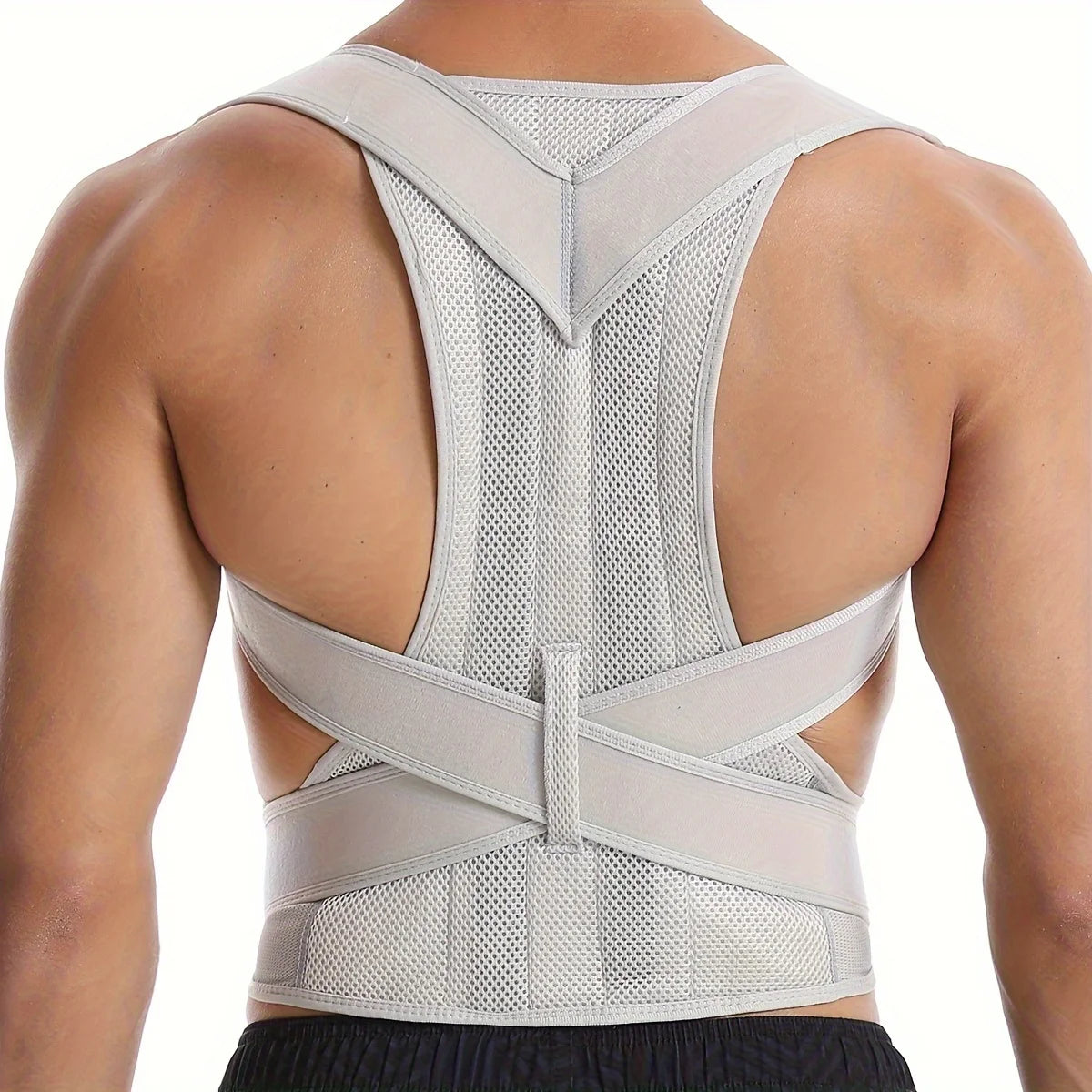 Adjustable Posture Corrector Brace for Men & Women - Back Pain Relief & Support